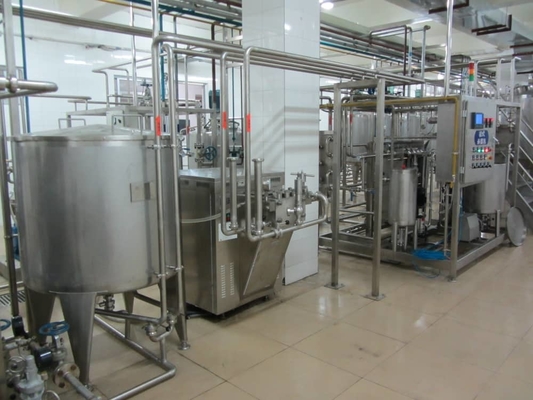Otomatik Pastörize Süt İşleme Hattı Elektrik Tahrikli