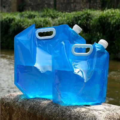 Katlanabilir Yürüyüş 5l 10l Plastik Su Torbası