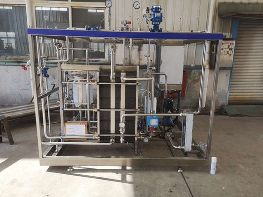 Soya Sütü Bitkisel Bazlı Süt Üretimi İçin Yüksek Sıcaklık Uht Sterilizatörü