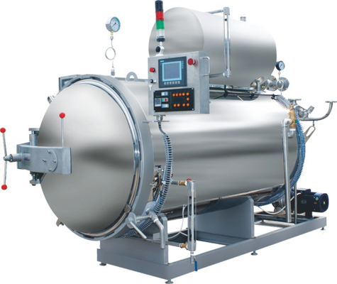 Soya Sütü Kese Çanta İmbik Sterilizasyon Su Isıtıcısı 500kg / BATCH 0.35Mpa