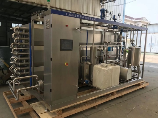 Süt Şeftali Suyu İçecek için Yüksek Sıcaklık uht pastörizatör makinesi