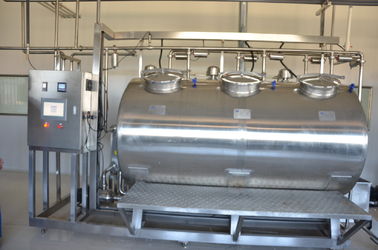 İçecek Süt Fabrikası Temizliği İçin Kompakt CIP Yıkama Sistemi Makinası