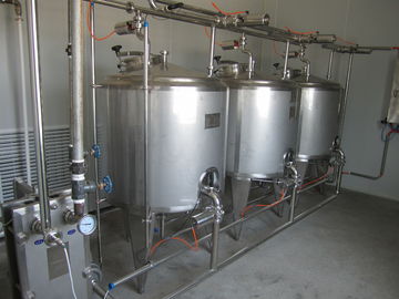 CE ISO Geçti CIP Temizleme Sistemi İçecek Süt Fabrikası Çamaşır Makinesi