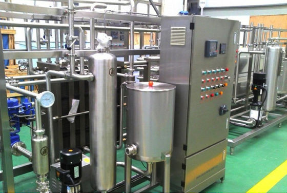1000L PLC'li Pastörizasyon Makinesi Süt / Yoğurt / Meyve Suyu İşleme Hattı SUS304/316