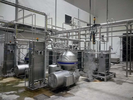 Yüksek Maliyet Performansı Özel Aromalı Süt Üretim Tesisi Tam Muz/Vanilya Süt İşleme Hatı PLC ile Süt Makinesi