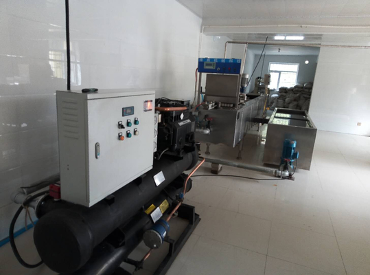 500-30000L / H Özel Dondurma Üretim Tesisi Tam Yumuşak / Sert Dondurma İşleme Hatı PLC ile Dondurma Makinesi