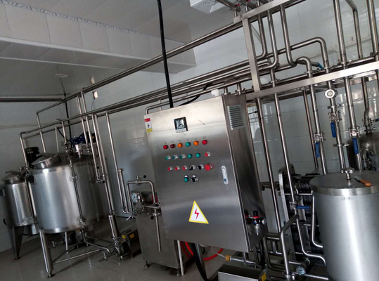 500-30000L / H Özel Dondurma Üretim Tesisi Tam Yumuşak / Sert Dondurma İşleme Hatı PLC ile Dondurma Makinesi