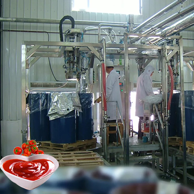 Sıcak Satış Tam Özelleştirilmiş Domates Üretim Tesisi Yeni Omate/Domates Juice/Sous/Pulp İşleme Makinesi PLC SUS304/316 ile