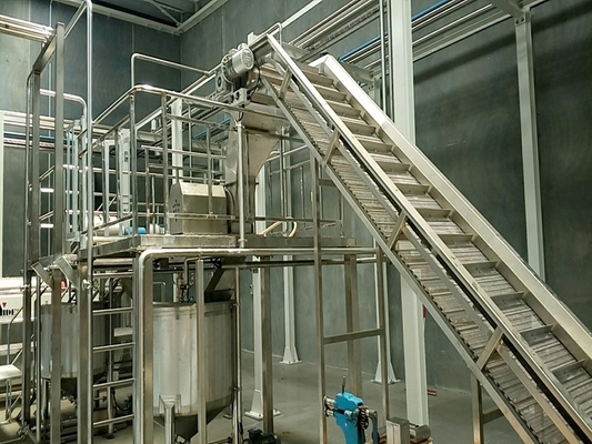 Tek duraklı hizmet Özel 1000-30000l/H mango işleme hattı PLC mango pulp ekipmanları ile mango suyu / sos / reçel makinesi