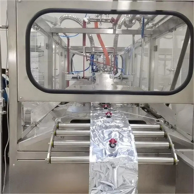 Tam Otomatik BIB Kutusu Çantada Alüminyum Folyo Çantası Meyve Pulpası Pastası Marmelatı Sütü İçin Aseptik Doldurma Makinesi