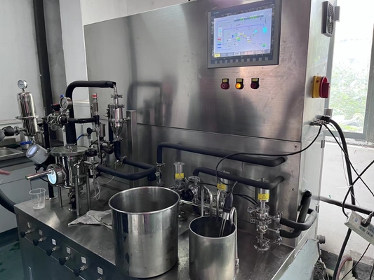 VTIS Aseptik Sterilizer / Flaş UHT Tedavi Kokoslu Krem için Sterilizasyon / Laboratuvar Uht Süt İşleme Makinesi