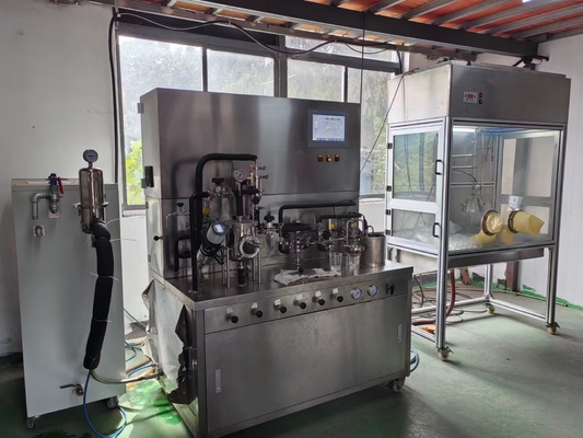 Küçük ölçekli laboratuvar makineleri pastörizör UHT DSI süt meyve suyu için sterilizasyon makinesi