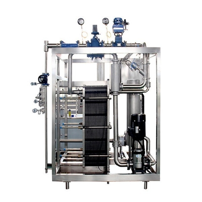 Süt için 8T / H SUS304 135-150 Derece UHT Pastörizatör Makineleri