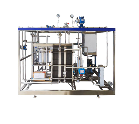 Süt için 8T / H SUS304 135-150 Derece UHT Pastörizatör Makineleri