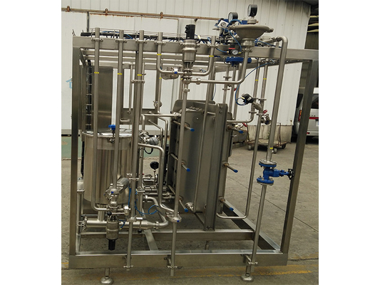 PLC SUS304 / 316 ile özel 0.5-20T / H Portakal / Elma / Hindistan cevizi İşleme Hatı Pasteurizasyon Makinesi için Pasteurizer