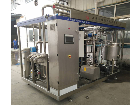 PLC SUS304 / 316 ile özel 0.5-20T / H Portakal / Elma / Hindistan cevizi İşleme Hatı Pasteurizasyon Makinesi için Pasteurizer