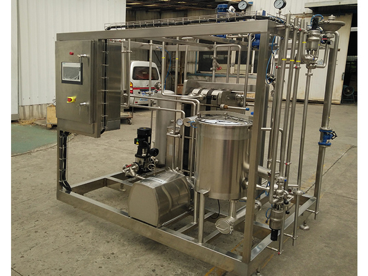 PLC SUS304 / 316 ile özel 0.5-20T / H Portakal / Elma / Hindistan cevizi İşleme Hatı Pasteurizasyon Makinesi için Pasteurizer