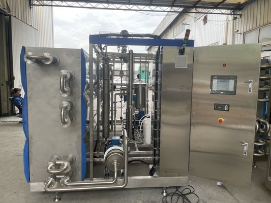 Mükemmel ve kullanımı kolay Meyve suyu/bira işleme hattı için UHT sterilizatör Özel 500-20000L/H Tubular Sterilizasyon Ekipmanı SUS304/316