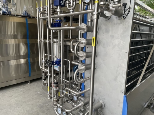 Mükemmel ve kullanımı kolay Meyve suyu/bira işleme hattı için UHT sterilizatör Özel 500-20000L/H Tubular Sterilizasyon Ekipmanı SUS304/316