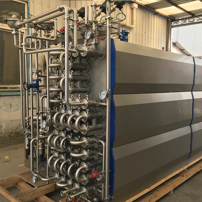 Yeni Sıcak Satış Süt / Sos / Meyve Suyu İşleme hattı için UHT Sterilizer Özel Tubular Sterilizasyon Makinesi 500-20000L / H