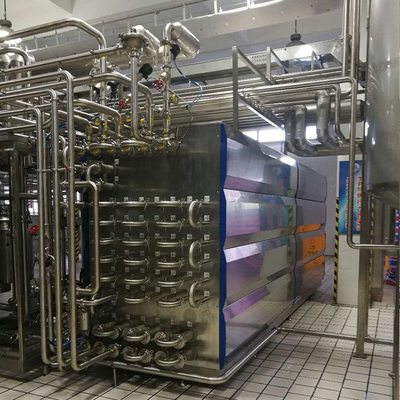 Yüksek maliyetli performanslı süt ve içecekler endüstrisi meyve suyu için UHT sterilizasyon makinesi UHT sterilizatörü SUS304/316