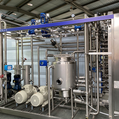Enerji tasarruflu Sterilizasyon Makinesi PLC ile Yumurta İşleme Tesisi için Özel 500-20000l/H Yumurta Sıvısı Uht Sterilizörü