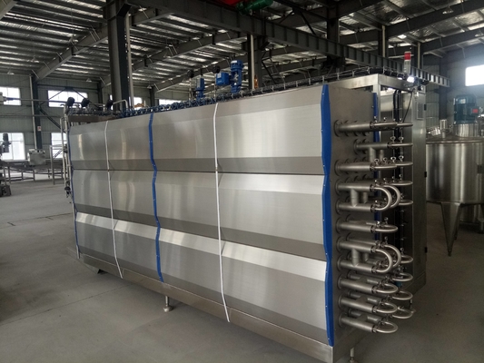Gelişmiş Teknoloji Özel 0.5-20T/H UHT Sterilizasyon Makinesi Portakal/Elma/Mango Suyu İşleme Hatı için Yeni PLC'li UHT Sterilizasyon Makinesi