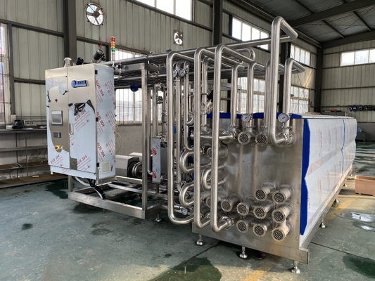 Meyve ve sebze işleme hattı için özel 500-20000L/H UHT Sterilizer