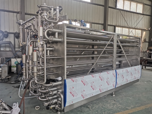 PLC SUS304/316 ile Gıda ve İçecek İşleme Hatı için Özel 500-20000L/H UHT Sterilizasyon Makinesi