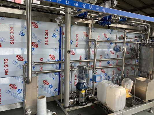 Yüksek kaliteli 500-20000L/H UHT yoğurt/süt/dondurma üretim tesisi için sterilizatör Çin'den özel sterilizatör
