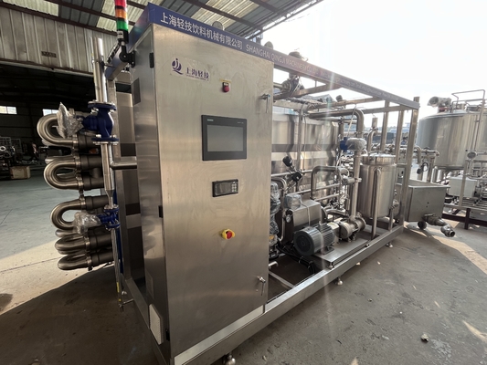Tam Otomatik Özel 500-2000l/H Uht Süt/Susu/Sos İşleme Hatı için Sterilizer Sus304/316