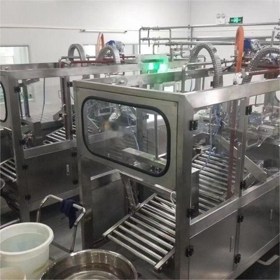 Tam otomatik aseptik BIB doldurma makinesi 1-25L kutu içindeki sürekli poşet için PLC ile turuncu / mango / ananas suyu dolgu makinesi