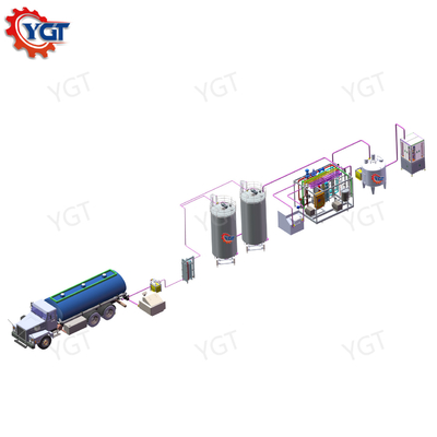 0.5-2T/H Pastörizasyonlu Süt İşleme Hatı Özel Makine Dayanıklı Malzeme SUS304/316