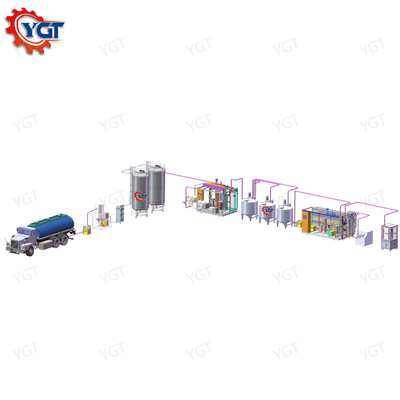 Yüksek verimlilik ve üretkenlik UHT Süt İşleme hattı PLC SUS304/316 ile 500-20000l/H özelleştirilmiş UHT Sütü için