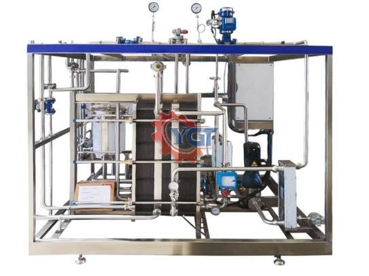 Yüksek verimlilik ve üretkenlik UHT Süt İşleme hattı PLC SUS304/316 ile 500-20000l/H özelleştirilmiş UHT Sütü için