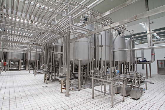 Optimize Pasterizasyonlu Süt Üretim Hattı Anahtarlı Proje Çözümüyle Özel Pasterizasyonlu Süt Makinesi 0.5-2T/H