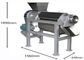 Tam Basınçlı Filtrasyon 2T / H SUS304 Domates Suyu Sıkma Makinesi
