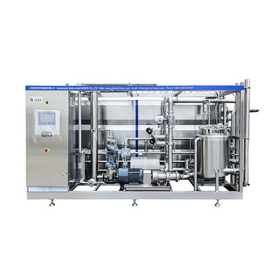 Meyve Püresi için Yeni Otomatik Tubular UHT Pasterizer Sterilizasyon Makinesi Mike Endüstriyel Ekipman 1 Yıllık PLC Garanti ile