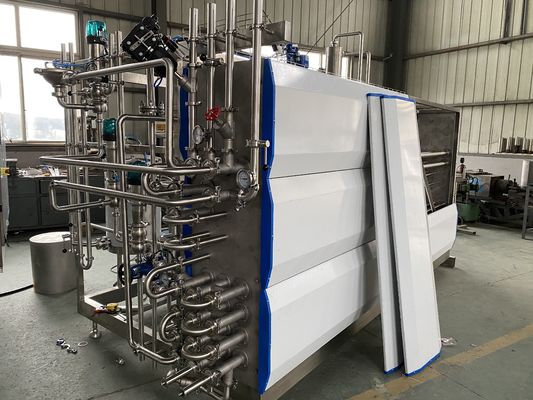 1000L UHT Sterilizasyon Makinesi Ultra Yüksek Sıcaklık Tedavisi ve Asptik Çeşitli Sıvı Gıda Ürünleri SUS304